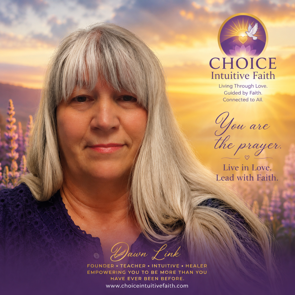 Dawn, founder of CHOICE Intuitive Faith